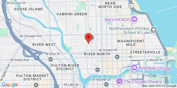 Map of 325 W Huron St Ste 306 Chicago, IL 60654