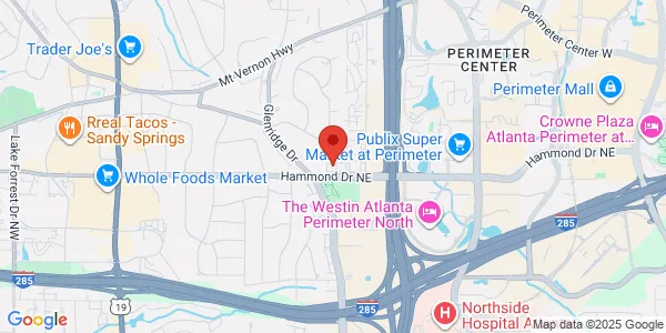 Map of 750 Hammond Dr Bldg 8 Ste 100 Atlanta, GA 30328