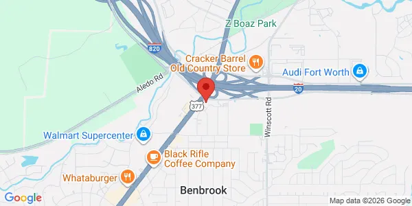 Map of 8501 Benbrook Blvd Ste 103 Benbrook, TX 76126