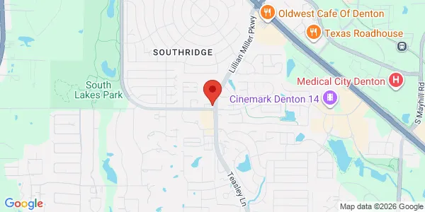 Map of 3111 Teasley Ln Denton, TX 76205