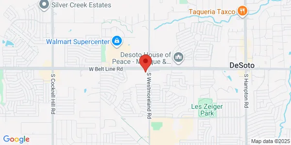 Map of 800 W Belt Line Rd DeSoto, TX 75115