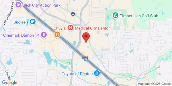 Map of 2817 S Mayhill Rd Ste 100 Denton, TX 76208