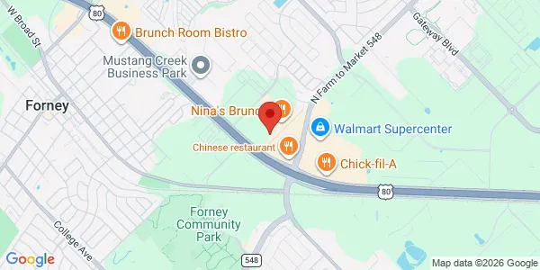 Map of 215 Marketplace Blvd Forney, TX 75126
