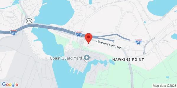 Map of 6314 Arundel Cove Ave Curtis Bay, MD 21226