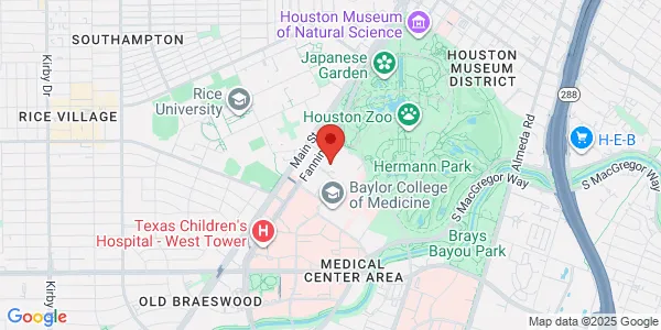 Map of 6411 Fannin St Houston, TX 77030