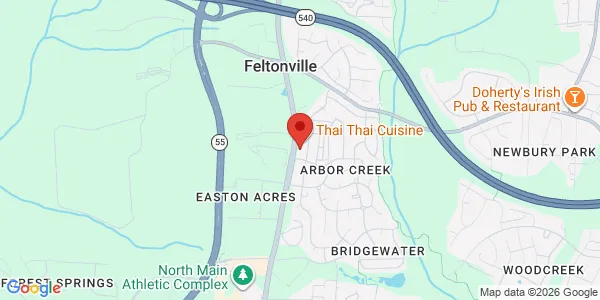 Map of 107 Hyannis Dr Holly Springs, NC 27540