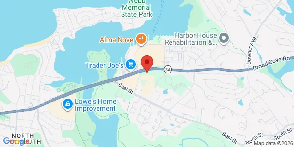Map of 350 Lincoln St Ste 1108 Hingham, MA 02043