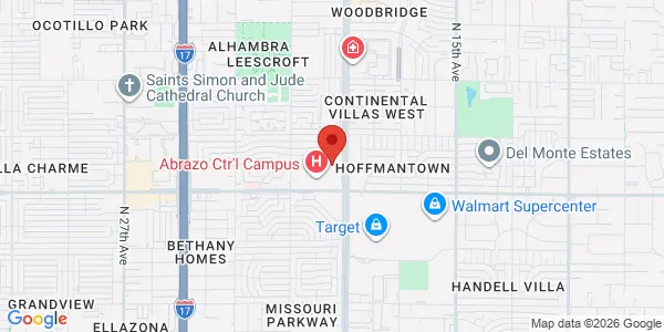 Map of 6036 N 19th Ave Ste 204 Phoenix, AZ 85015