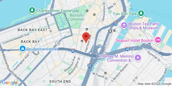 Map of 800 Washington St Boston, MA 02111