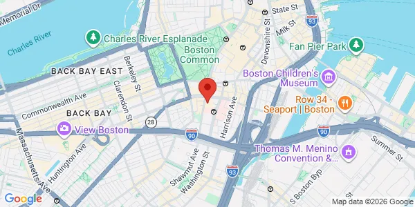 Map of 260 Tremont St Biewend Bldg, Fl 12 Boston, MA 02116
