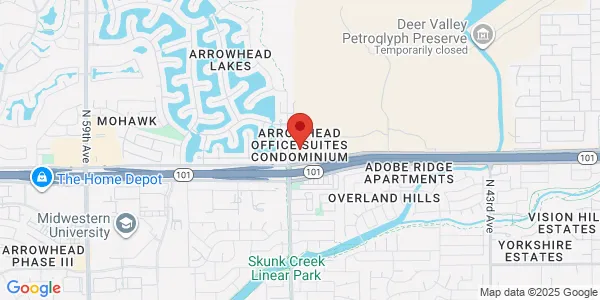 Map of 20325 N 51st Ave Ste 106, Bldg 1 Glendale, AZ 85308