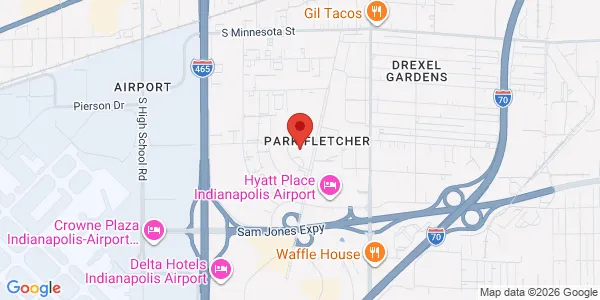 Map of 5603 W Raymond St Indianapolis, IN 46241