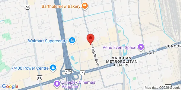 Map of 200 Edgeley Blvd Unit #18 Vaughan, ON L4K 3Y8 Canada