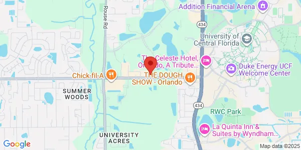 Map of 3400 Quadrangle Blvd Orlando, FL 32817