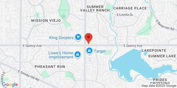 Map of 16951 E Quincy Ave Aurora, CO 80015