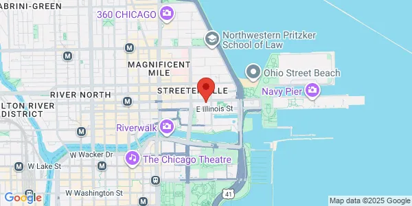 Map of 355 E Grand Ave Chicago, IL 60611
