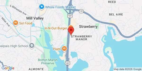 Map of 750 Redwood Hwy Frontage Rd Ste 1204 Mill Valley, CA 94941