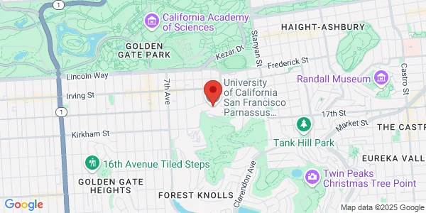 Map of 505 Parnassus Ave University Of California San Francisco, CA 94143