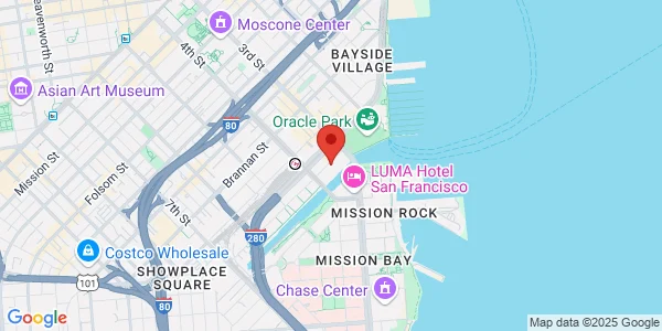 Map of 185 Berry St Ste 190 Lobby 6 San Francisco, CA 94107
