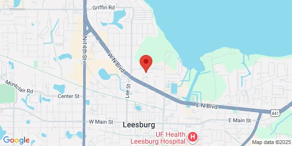 Map of 733 North 3rd St Leesburg, FL 34748