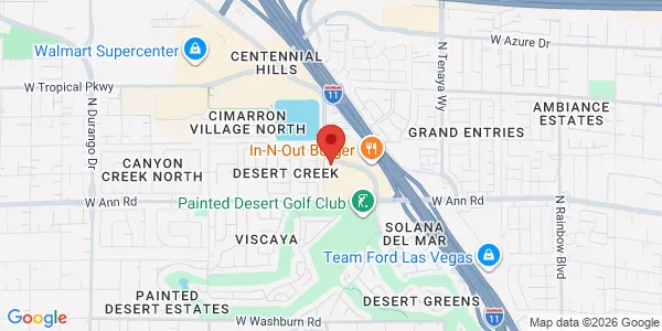 Map of 5785 Centennial Center Blvd Las Vegas, NV 89149