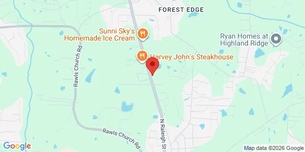 Map of 111 Logan Ct Angier, NC 27501