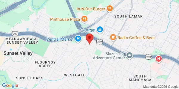 Map of 2312 Western Trails Blvd Ste D 402 Austin, TX 78745