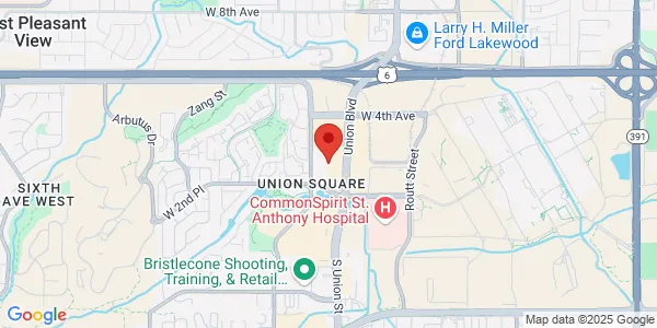 Map of 255 Union Blvd Ste 300 Lakewood, CO 80228