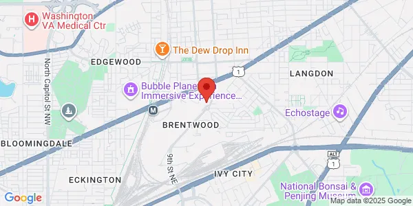 Map of 1251-B Saratoga Ave NE Washington, DC 20018