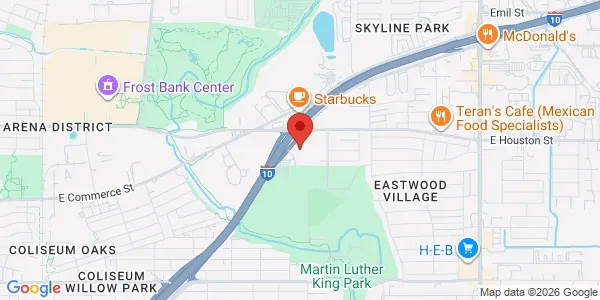 Map of 3860 Interstate Hwy 10 E San Antonio, TX 78220