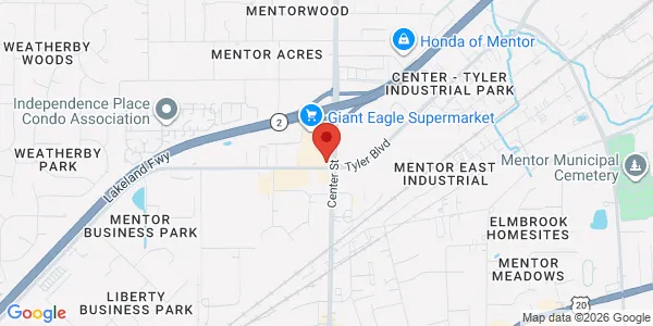 Map of 6900 Center St Mentor, OH 44060