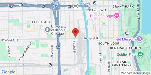 Map of 1101 S Canal St Chicago, IL 60607