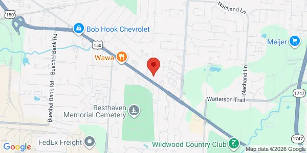 Map of 4423 Bardstown Rd Louisville, KY 40218