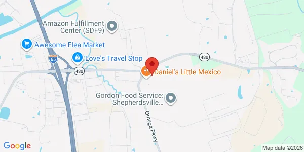 Map of 1707 Cedar Grove Rd Ste 10 Shepherdsville, KY 40165