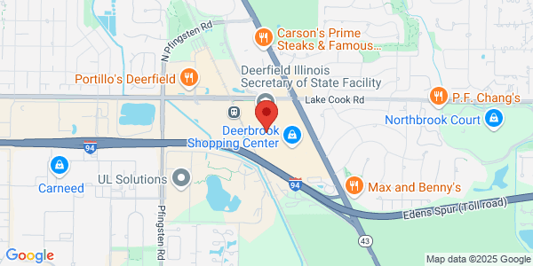 Map of 457 Lake Cook Rd Deerfield, IL 60015