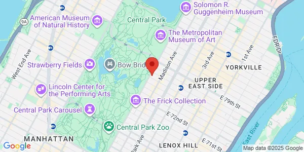 Map of 952 5th Ave Ste 1D New York, NY 10021