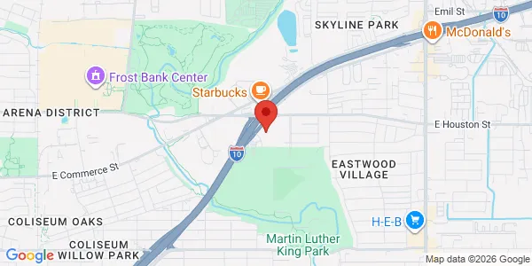 Map of 3860 Interstate Hwy 10 E San Antonio, TX 78220
