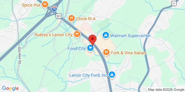Map of 524 Market Dr Lenoir City, TN 37771