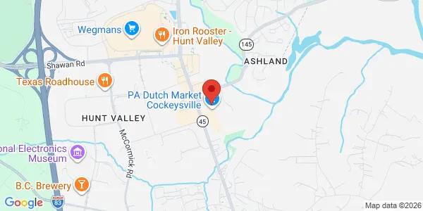 Map of 11121 York Rd Cockeysville, MD 21030