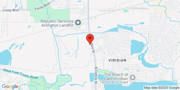 Map of 4130 N Collins St Arlington, TX 76005