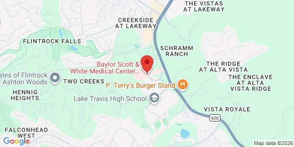 Map of 200 Medical Pkwy Suite 350 Lakeway, TX 78738
