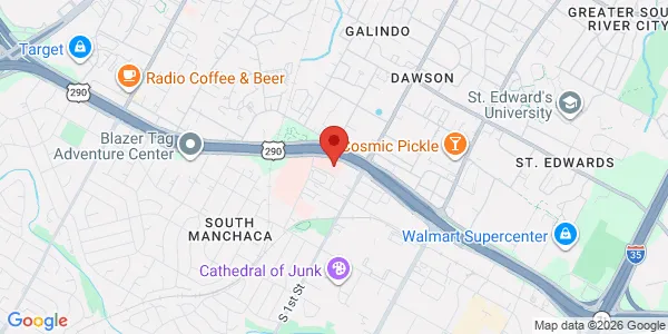 Map of 4007 James Casey St Suite C-150 Austin, TX 78745