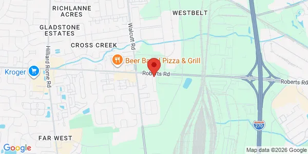 Map of 4821 Roberts Rd Columbus, OH 43228