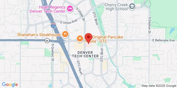 Map of 8200 E Belleview Ste 428 C Greenwood Village, CO 80111