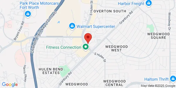 Map of 6049 S Hulen St Ste 101 Fort Worth, TX 76132
