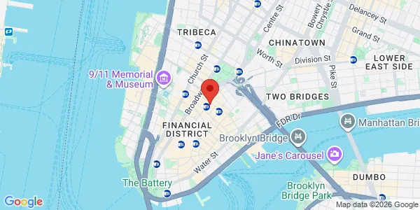 Map of 122 Fulton St Fl 5 New York, NY 10038