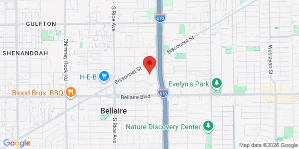 Map of 6500 W Loop S Ste 200C Bellaire, TX 77401