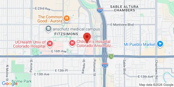 Map of 1700 N Wheeling ST Aurora, CO 80045