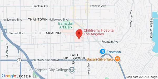 Map of 1300 N Vermont Ave Ste 707 Los Angeles, CA 90027