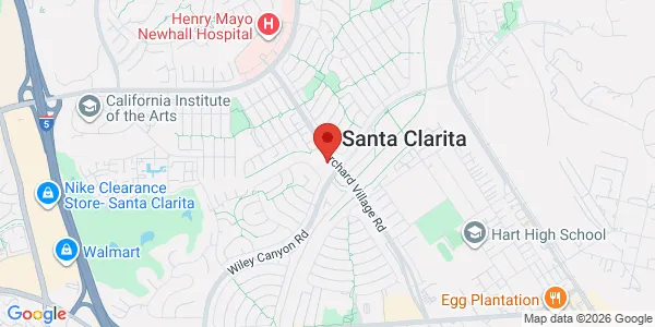 Map of 25425 Orchard Village Rd Ste 150 Santa Clarita, CA 91355